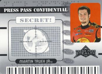 2009 Press Pass Stealth - Press Pass Confidential Secret! #PC 18 Martin Truex Jr. Front