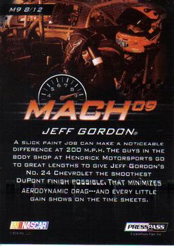 2009 Press Pass Stealth - Mach 09 #M9 8 Jeff Gordon Back