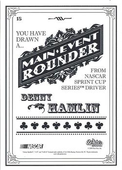 2009 Wheels Main Event - Foil #15 Denny Hamlin Back
