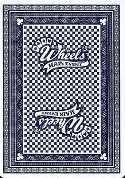 2009 Wheels Main Event - Playing Cards Blue #2♠ J.R. Fitzpatrick Back