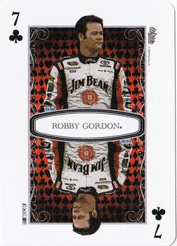 2009 Wheels Main Event - Playing Cards Red #7♣ Robby Gordon Front