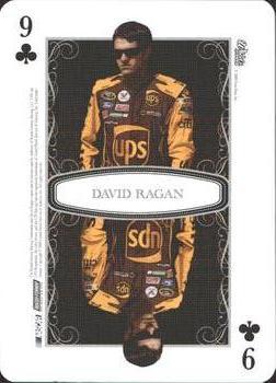 2009 Wheels Main Event - Playing Cards Red #9♣ David Ragan Front