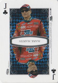2009 Wheels Main Event - Playing Cards Red #J♣ Mark Martin Front