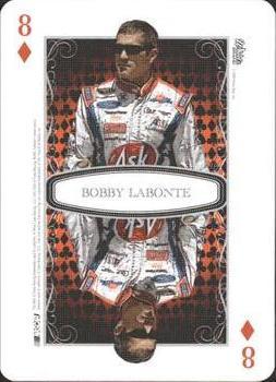2009 Wheels Main Event - Playing Cards Red #8♦ Bobby Labonte Front