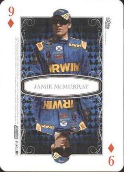 2009 Wheels Main Event - Playing Cards Red #9♦ Jamie McMurray Front