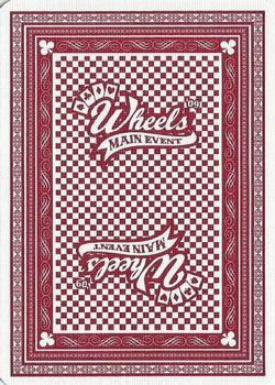 2009 Wheels Main Event - Playing Cards Red #2♥ Ron Hornaday Back