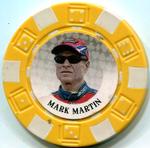 2009 Wheels Main Event - Poker Chip #NNO Mark Martin Front