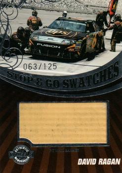 2009 Wheels Main Event - Stop and Go Swatches-Pit Wall Banner #SGB-DR2 David Ragan Front