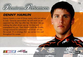 2011 Press Pass Premium #78 Denny Hamlin Back
