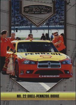 2011 Press Pass Stealth #23 No. 22 Shell-Pennzoil Dodge Front