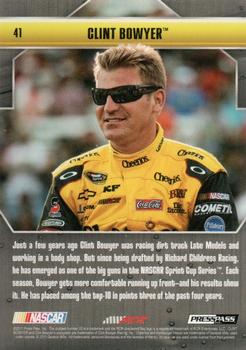 2011 Press Pass Stealth #41 Clint Bowyer Back