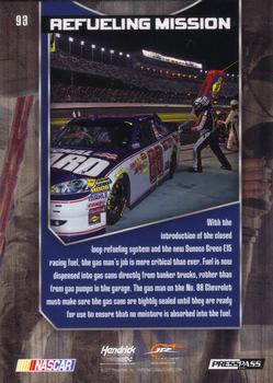 2011 Press Pass Stealth #93 No. 88 AMP Energy/National Guard Chevrolet Back