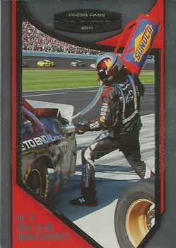 2011 Press Pass Stealth #100 No. 24 Drive To End Hunger Chevrolet Front