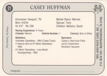 1993 Jags #21 Casey Huffman Back