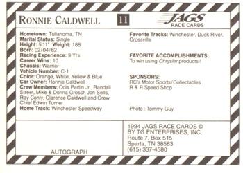 1994 Jags #11 Ronnie Caldwell Back