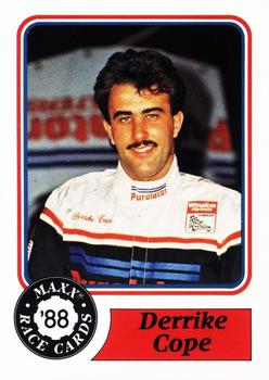 1988 Maxx #33 Derrike Cope Front