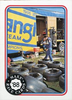 1988 Maxx #45 Tire Wars / Dale Earnhardt's Trailer Front