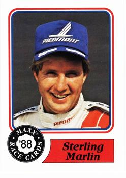 1988 Maxx #80 Sterling Marlin Front