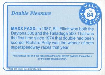 1988 Maxx #84 Double Pleasure Back