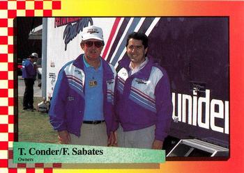 1989 Maxx #39 Ted Conder / Felix Sabates Front