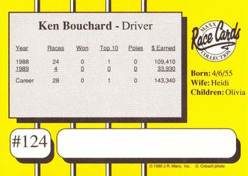 1990 Maxx #124 Ken Bouchard Back