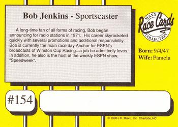1990 Maxx #154 Bob Jenkins Back