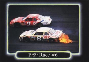 1990 Maxx #172 Bill Elliott / Bobby Hillin Jr. Cars Front