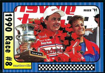 1991 Maxx #177 1990 Race #8-Martinsville Front