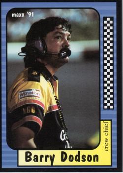 1991 Maxx #63 Barry Dodson Front