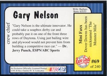 1991 Maxx #69 Gary Nelson Back