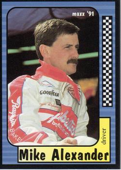 1991 Maxx #85 Mike Alexander Front