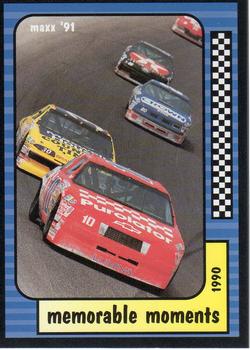 1991 Maxx #127 Michael Waltrip / Derrike Cope Cars Front