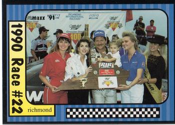 1991 Maxx #192 1990 Race #22-Richmond Front