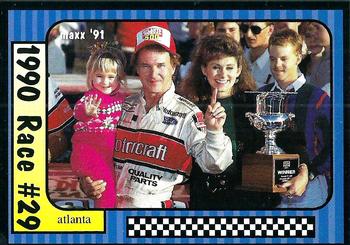 1991 Maxx #199 1990 Race #29-Atlanta Front