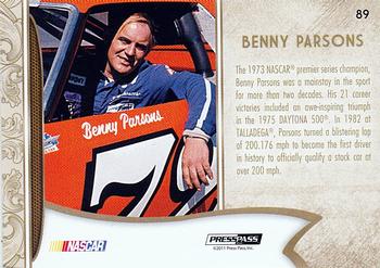 2011 Press Pass Fanfare #89 Benny Parsons Back