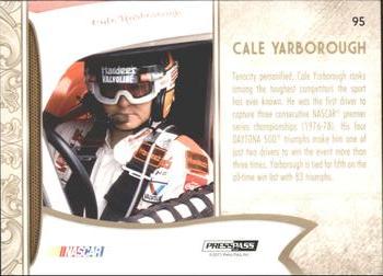 2011 Press Pass Fanfare #95 Cale Yarborough Back