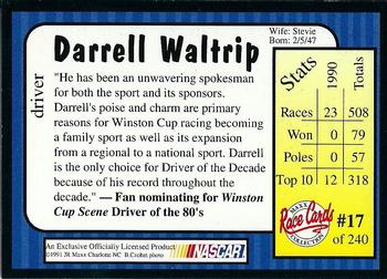 1991 Maxx Update #17 Darrell Waltrip Back