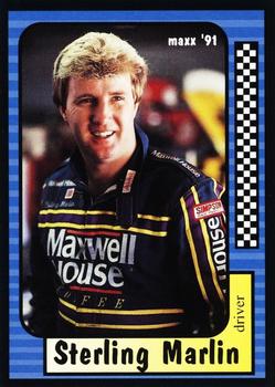1991 Maxx Update #22 Sterling Marlin Front