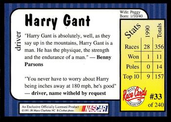 1991 Maxx Update #33 Harry Gant Back