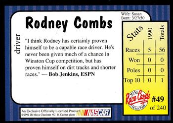 1991 Maxx Update #49 Rodney Combs Back
