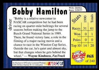 1991 Maxx Update #68 Bobby Hamilton Back