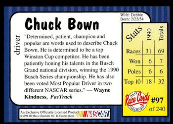1991 Maxx Update #97 Chuck Bown Back