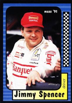 1991 Maxx Update #98 Jimmy Spencer Front