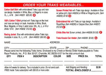 1991 Traks #NNO Traks Wearables Back