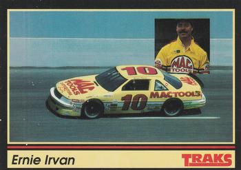 1991 Traks #10 Ernie Irvan Front