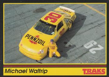 1991 Traks #75 Michael Waltrip Front