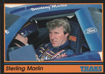 1991 Traks #167 Sterling Marlin Front