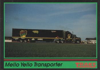 1991 Traks #192 Mello Yello Transporter Front
