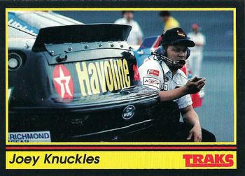 1991 Traks #185 Joey Knuckles Front