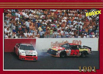 1992 Maxx (Red) #190 Davey Allison / Darrell Waltrip Cars Front